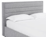 Queen Gas Lift Bed (Grey)+ Mattress -Combo