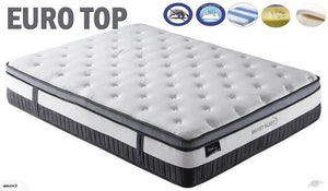 King 4 Drawer Bed Frame (Grey) + Mattress - Combo