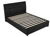 Double Gas Lift Bed - Black